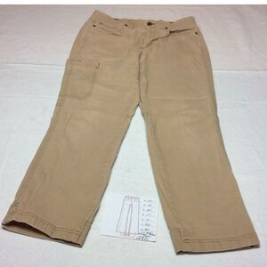 L.L.Bean Women's Favorite Fit Khaki Casual‎ Cargo Pants Straight Leg Sz 10P
